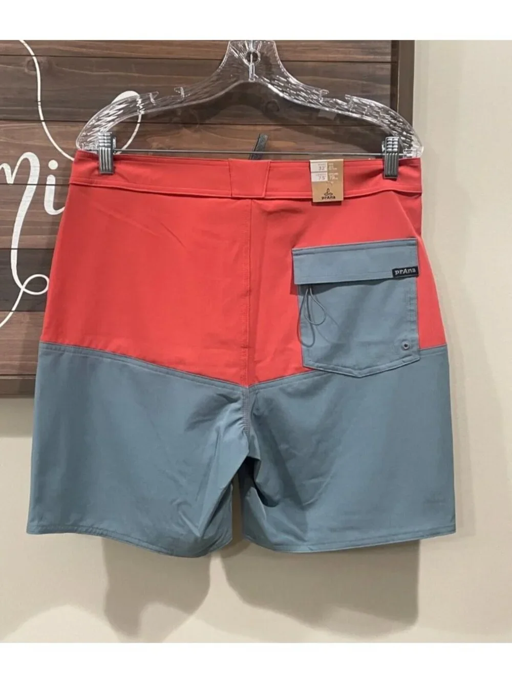 prAna ON THE ROCKS BOARDSHORTS 32